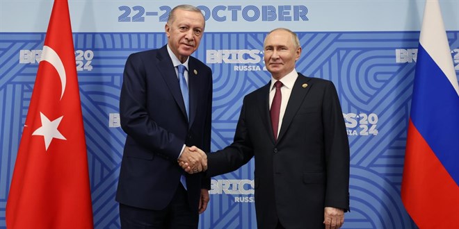 Cumhurbakan Erdoan, Putin ile grt