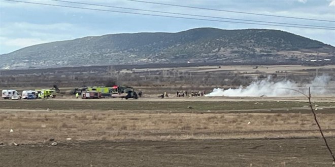 Isparta'da askeri helikopter dt