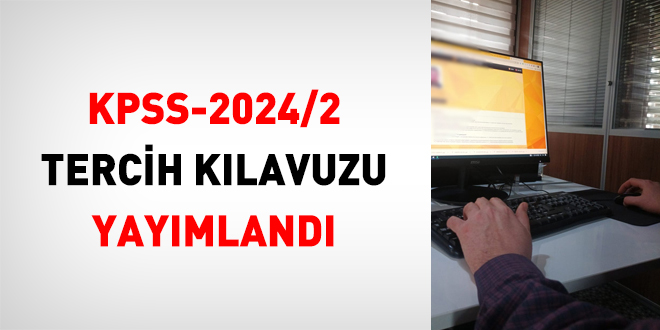 KPSS-2024/2 tercih klavuzu yaymland