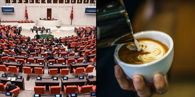 TBMM'de latte ve americano servisi balad