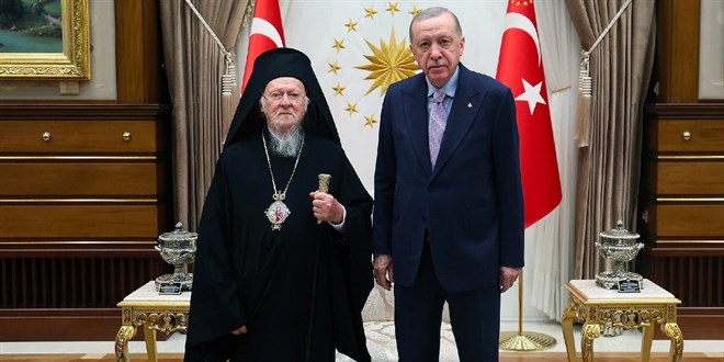 Erdoan, Fener Rum Patrii Bartholomeos'u kabul etti