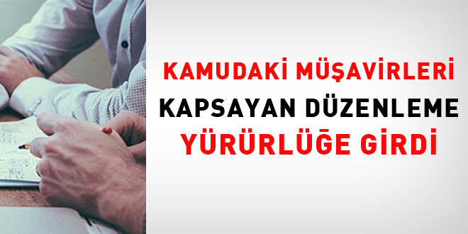 Kamudaki mavirleri kapsayan dzenleme yrrle girdi