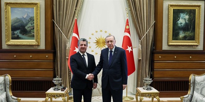 Cumhurbakan Erdoan, Barzani ile grt