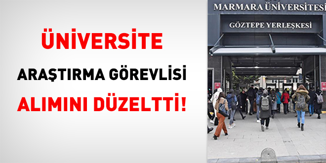 niversite Aratrma Grevlisi almn dzeltti!