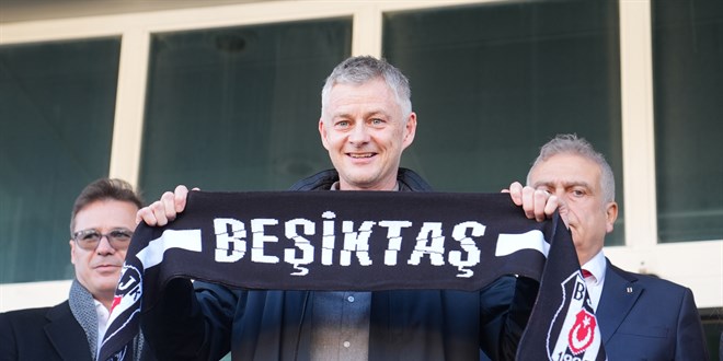 Teknik direktr Solskjaer, Beikta iin stanbul'a geldi