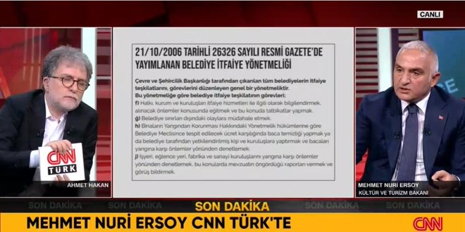 Bakan Ersoy:  tfaiye raporunu Bolu Belediyesi verir