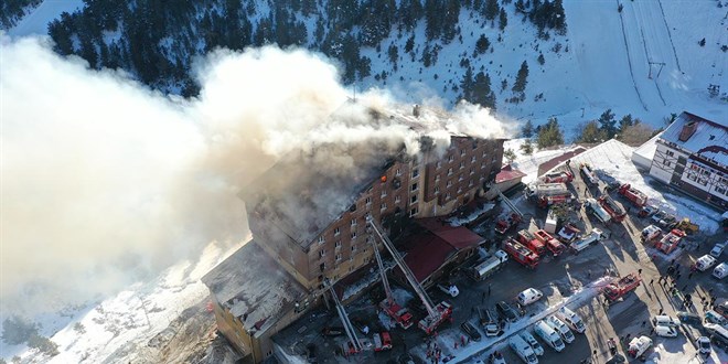 Kartalkaya'daki otel faciasna ilikin yeni gzalt