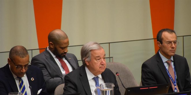 Guterres'ten, kalc bar iin bamsz Filistin Devleti vurgusu