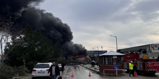 Bursa'da madeni ya dkkannda yangn