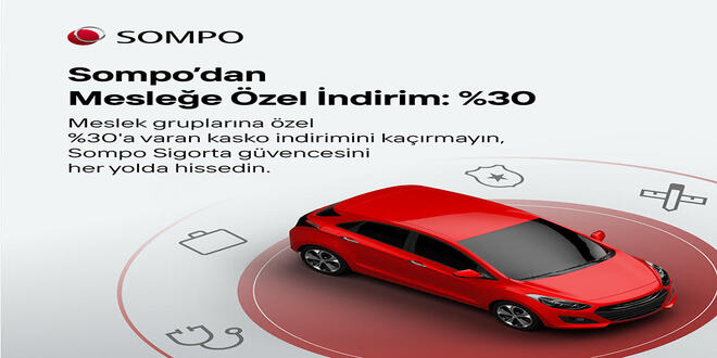 Sompo'dan Meslee zel ndirim: %30