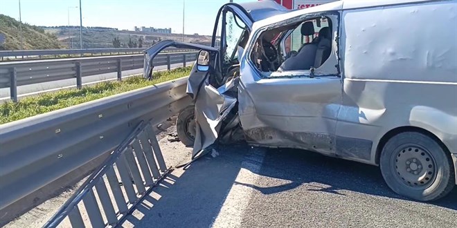 Kuzey Marmara Otoyolu'nda trafik kazas: 1 l 1 yaral