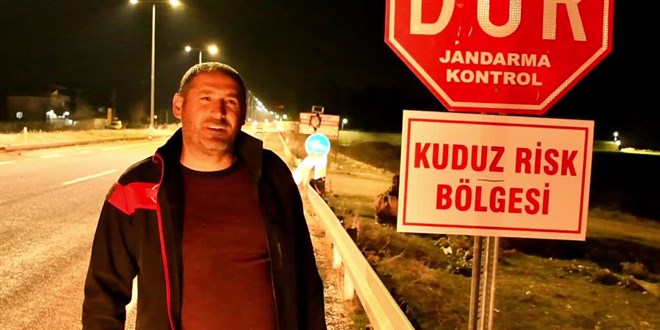 Adyaman'da bir belde kuduz nedeniyle karantinaya alnd