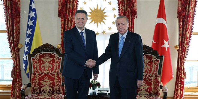 Erdoan ve Becirovic stanbul'da Bosna Hersek'i Grt