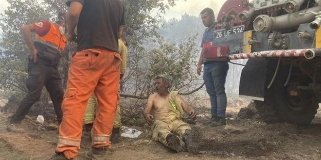 'Yanıyorum, su verin' diyen orman işçisi yoğun bakımda
