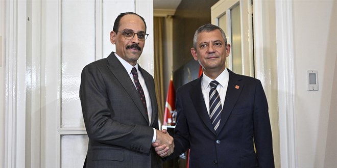 CHP Genel Başkanı Özel, MİT Başkanı Kalın ile görüştü