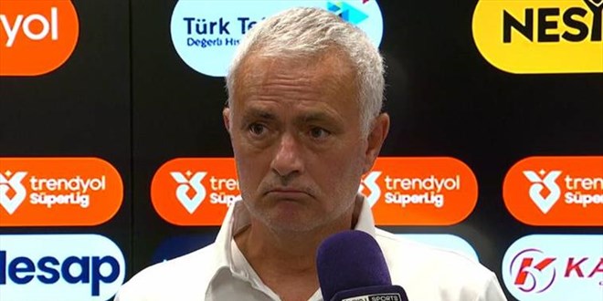 Jose Mourinho: Duvara karşı oynadık, Göztepe iyi oynadı