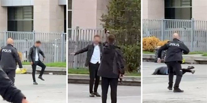 Çağlayan'da hareketli dakikalar! Silah sesleri duyuldu