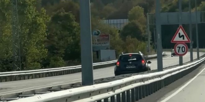 Bartın'da ters yönde ilerleyen sürücüye 9 bin TL ceza