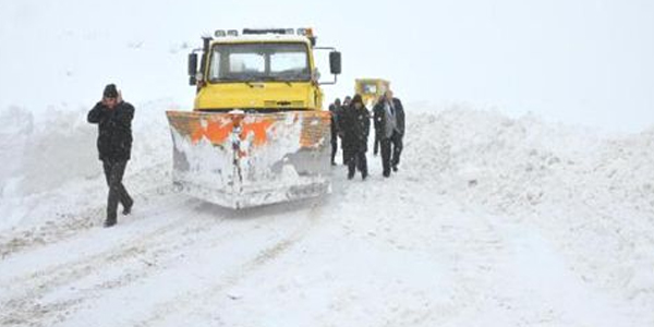 Elaz'da 546 ky yolu ulama kapal