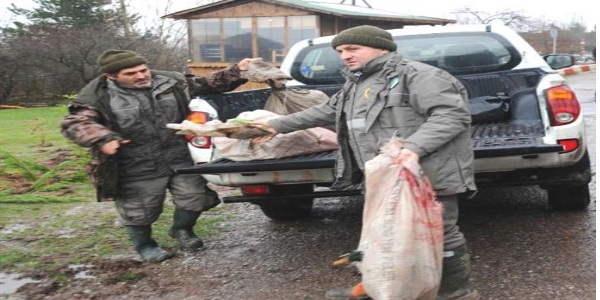 Kaak avclarn yakalad rdekler doaya brakld