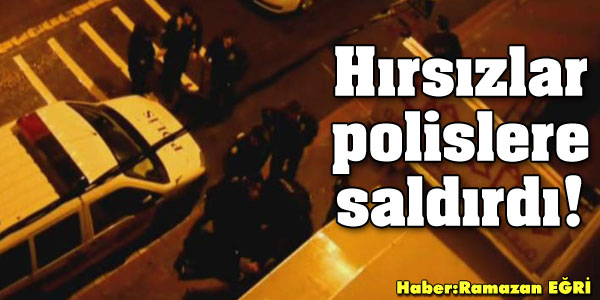 Hrszlar polislere saldrd!