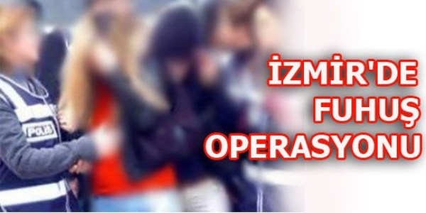 zmir'de fuhu operasyonu