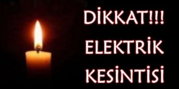 Sakarya'da elektrik kesintisi