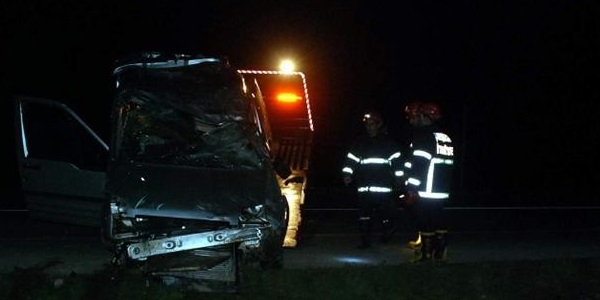 Cezaevinden izinle kan mahkum trafik kazasnda hayatn kaybetti