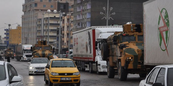 Silopi'ye asker sevkiyat