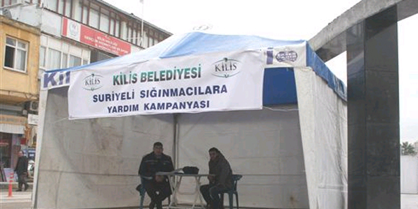 Kilis Belediyesi'nden Suriyelilere yardm kampanyas