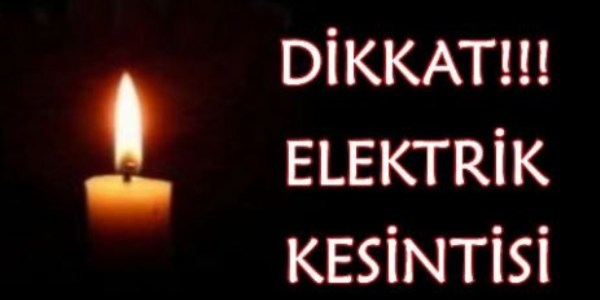 Dzce'de elektrik kesintisi