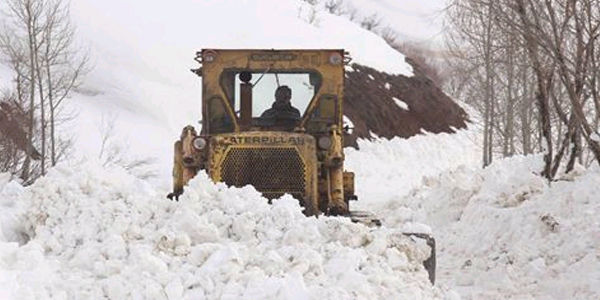 Bitlis ve Mu'ta 17 ky yolu ulama kapal bulunuyor