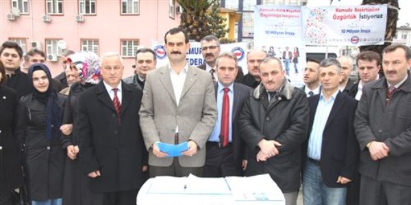 'zgrlk iin 10 milyon imza' kampanyasna Rize'den 45 bin imza