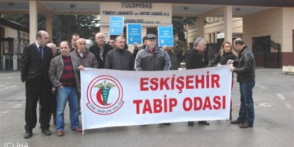 Eskiehir Tabip Odas'ndan ii lmlerine protesto