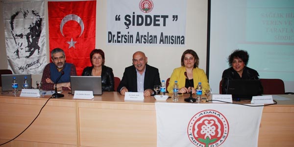 Adana'da salk alanlarna ynelik iddet tartld