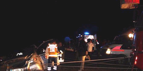 YBO proje ekibi trafik kazas geirdi: 6 yaral