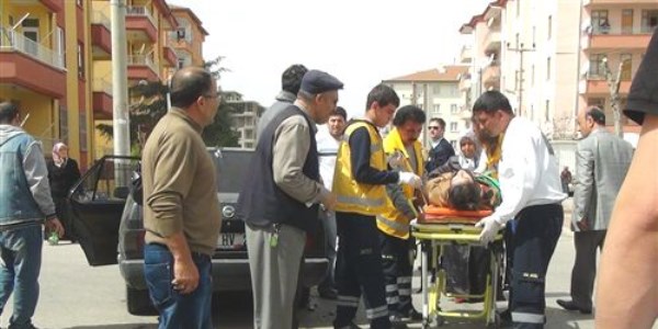Aksaray'da trafik kazas: 1 yaral