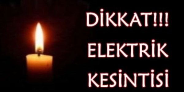 orum'da elektrik kesintisi