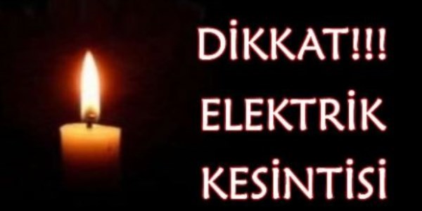 Bayburt'ta elektrik kesintisi