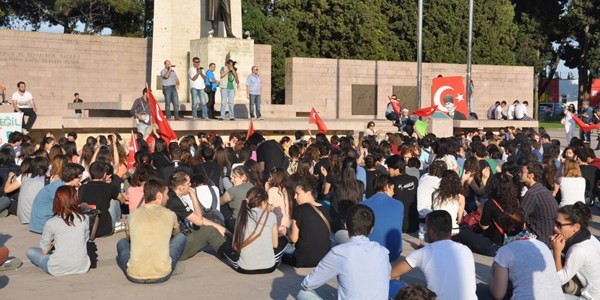 Balkesir'de provokasyonu polis nledi