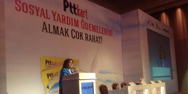 ahin: Sosyal yardmlar PTT araclyla verilecek