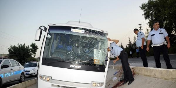 ranl turistleri tayan otobs kaza yapt: 15 yaral