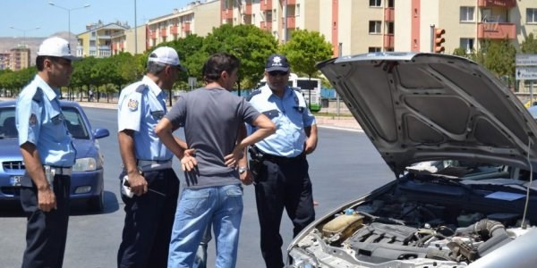 Kayseri'de trafik kazas: 1 yaral