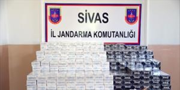 Sivas'ta kaak sigara ve uyuturucu madde ele geirildi