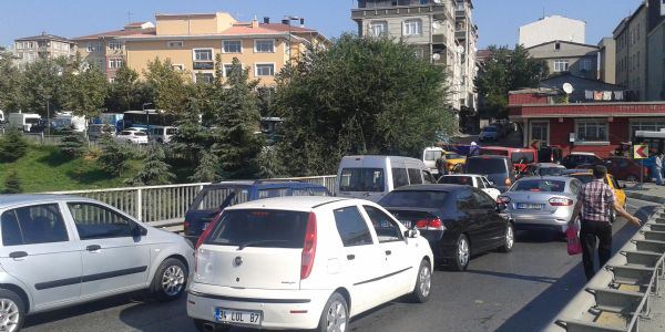 stabul'da trafik ilesi