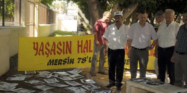 Mersin'de 12 Eyll eylemi