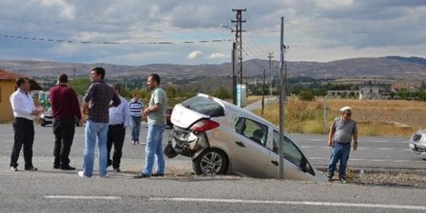 Doktor trafik kazas yapt: 2 yaral