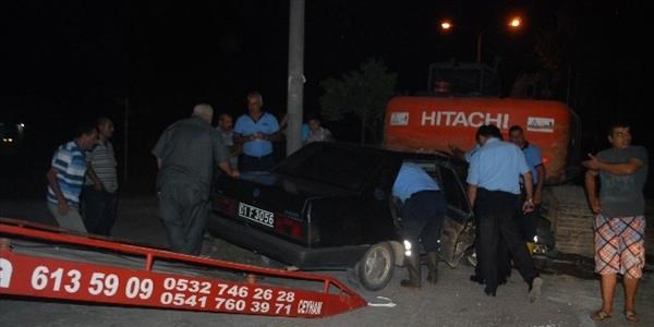 Belediye Bakan trafik kazasnda yaraland