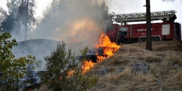 slahiye'de askeri alanda yangn