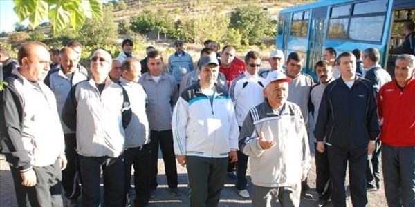 Melikgazi personeli sabah sporu ve doa yrynde